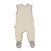 Baby Strampler aus Bambus in beige