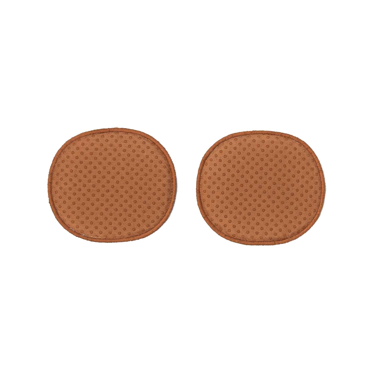 RUBBY by sticklett - Anti-Slip Knee Pads "Oval" in light brown