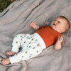 Baby pants with cuff foot cactus