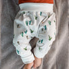 Baby pants with cuff foot cactus