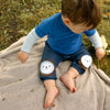 Baby shirt short sleeve royal blue 