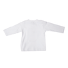 Baby shirt long - short white
