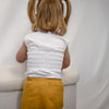 Children's undershirt tank top in white