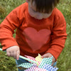 Baby long-sleeved shirt with fine eyelet embroidery 