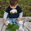 Baby T-Shirt short sleeve navy