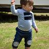 Baby Sweater in light blue 