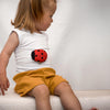 Children's undershirt tank top in white