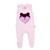 Baby-Strampler mitwachsend mit Wickelöffnung in hellblau | sticklett Online Store.