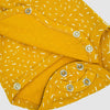 Baby wrap bodysuit short sleeve in yellow