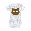 Baby Body mit Teddy-Bär Kurzarm Envelope 6-12 Monate | sticklett Online Store.