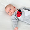 Baby sleeping bag with heat pad in a set