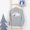 Long-sleeved T-shirt for boys and girls with cloud